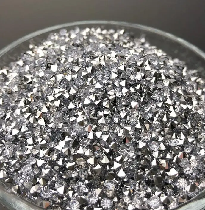 clear silver Ss12 3 мм прозрачные стразы, 14400 шт./лот, домашнее украшение красочный Свободные Стразы точечные камни стразы для дизайна ногтей разные цвета - Цвет: clear silver