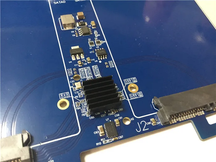 Marvell 88SE9230 высокоскоростной двойной SATA III к PCI Express PCI-E 2X SSD адаптер для MAC PRO 3 1-5 1