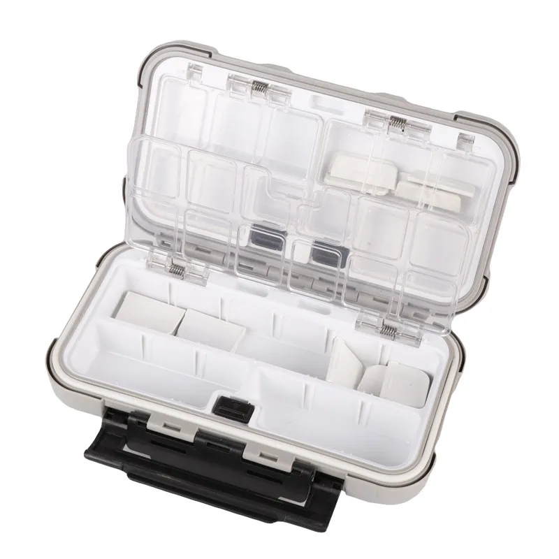 20 см коробка для рыболовных снастей несколько отсеков Двусторонняя приманка