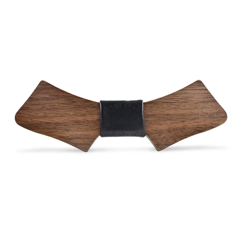 

Wooden Bow Tie Handmade Personalized Git for Men Father Boy Wedding Wood Bowtie