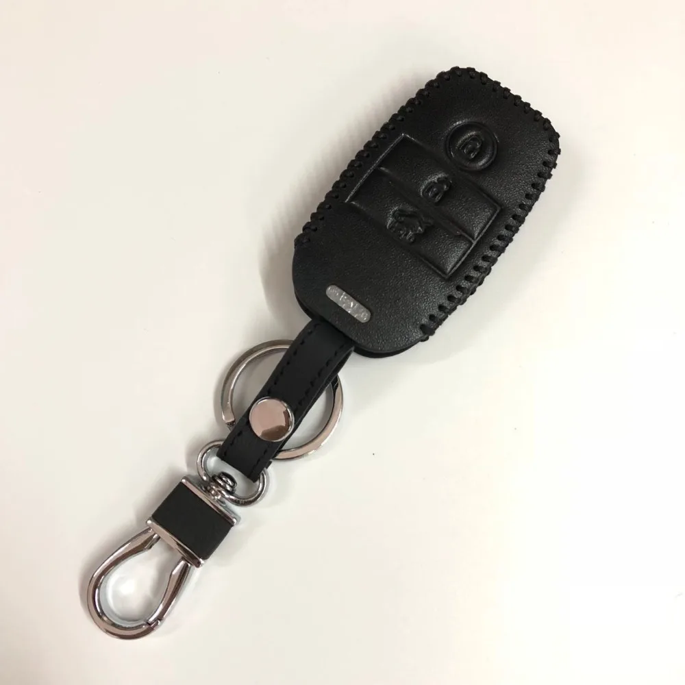 Кожаный чехол для автомобильных ключей Kia Picanto Sportage R Rio K2 K3 K5 K4 Cerato Soul Forte SORENTO Carens Ceed