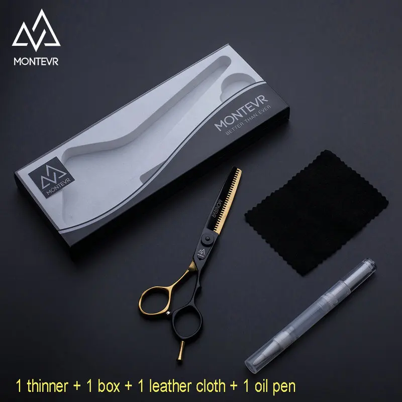 Gold oil pen set T Японский дизайн, парикмахерские ножницы, Профессиональные Парикмахерские ножницы - Цвет: Gold oil pen set T