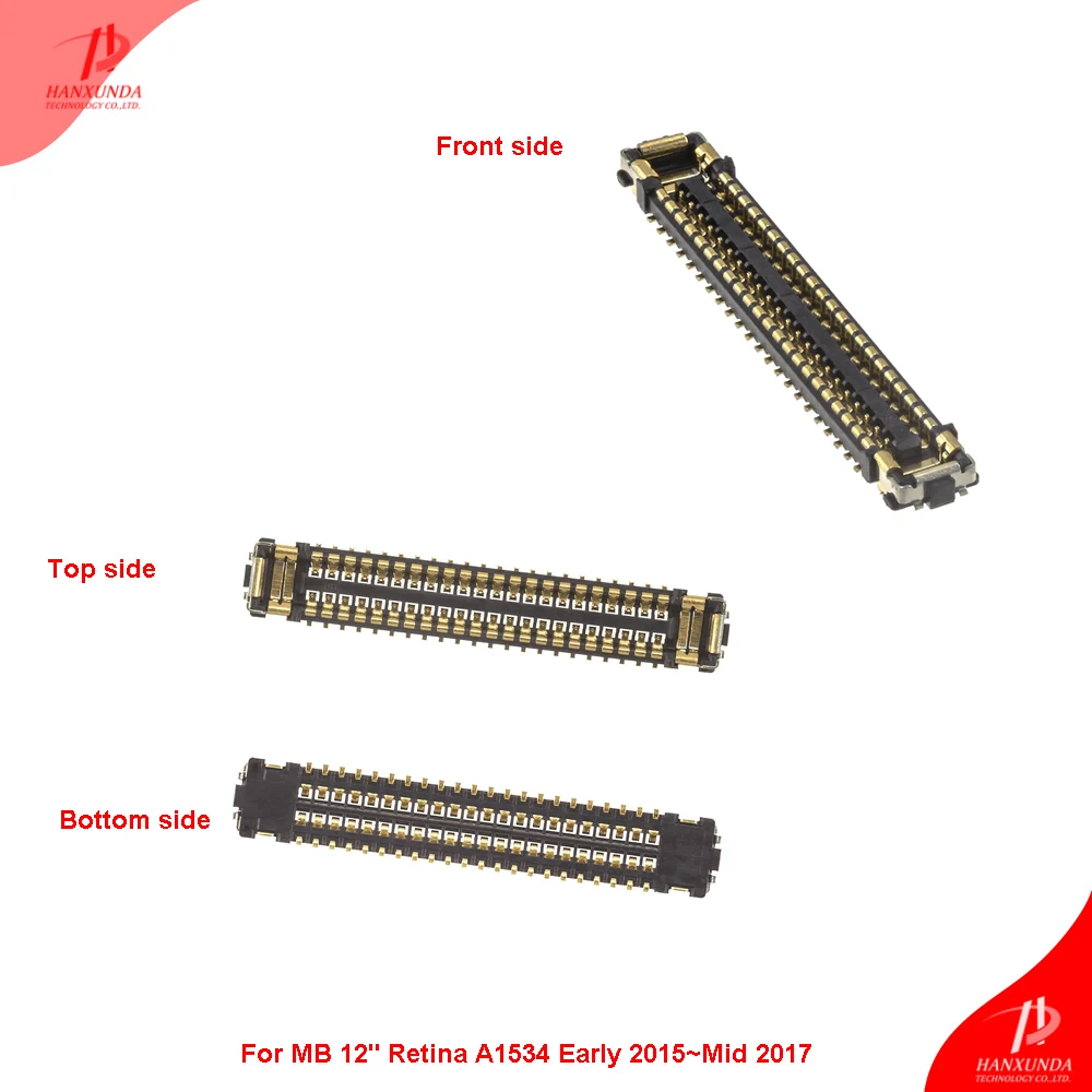 

Replacement for A1534 Connector on logic board and allows attachment of the left I/O board flex cable BM28P0.6-44DS-0.35V
