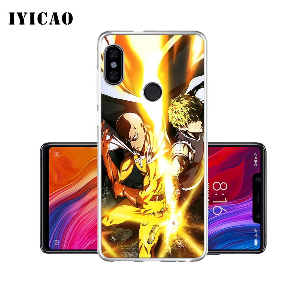 Мягкий силиконовый чехол для телефона IYICAO One Punch Man Saitama Xiaomi Mi 9 8 SE 6 A1 A2 Lite F1 MIX2S MIX3 TPU
