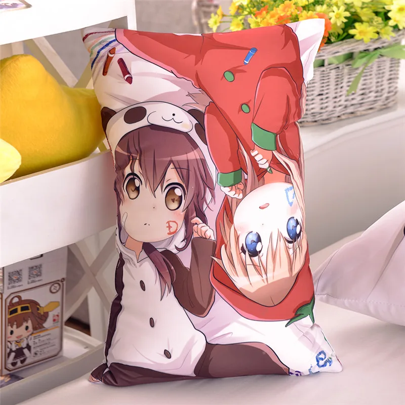 Японское аниме юру милые обнимающие тела подушки для спины Акари Kyoko Kawaii Мультфильм Подушка 2 Way плюшевая ткань