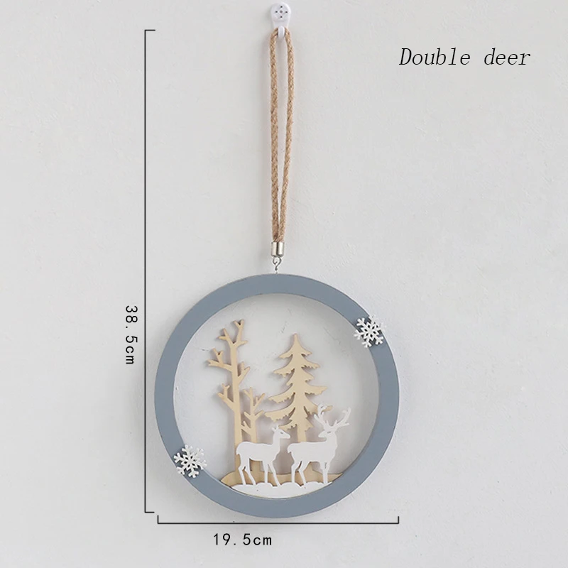 Flone Скандинавское украшение для дома деревянные лося настенные Висячие