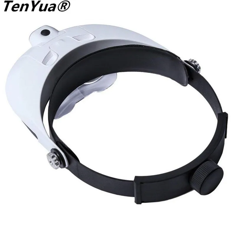 Светодиодный увеличитель TenYua 1 шт. 5x 2 3 с подсветкой для шлема хирургические