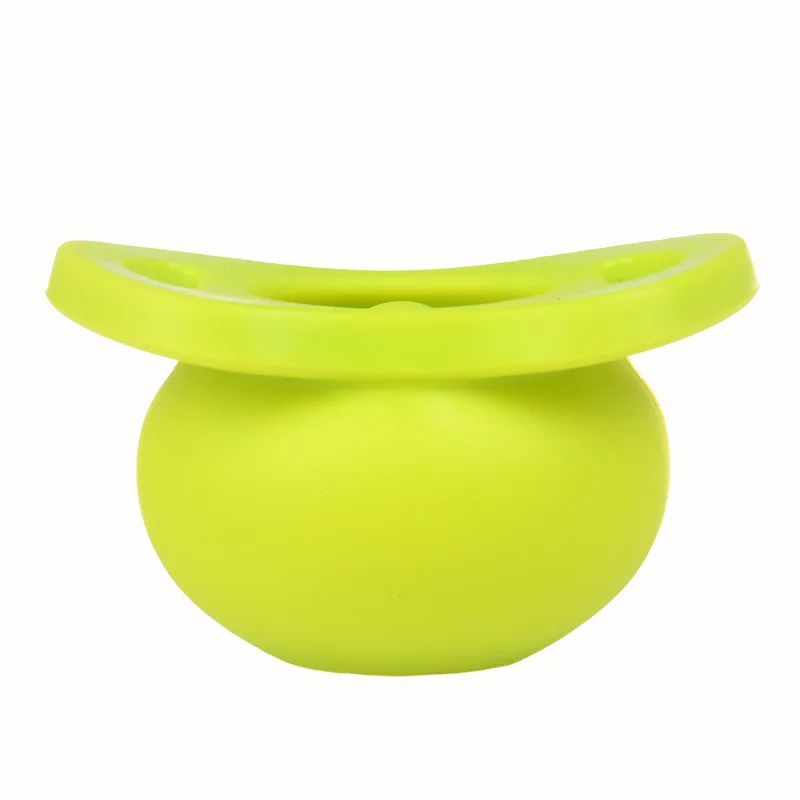green BalleenShiny регулируемая детская пустышка игрушки младенческой безопасной Соска-пустышка дети Прорезыватель с чехлом детские игрушки уход подарки - Цвет: green