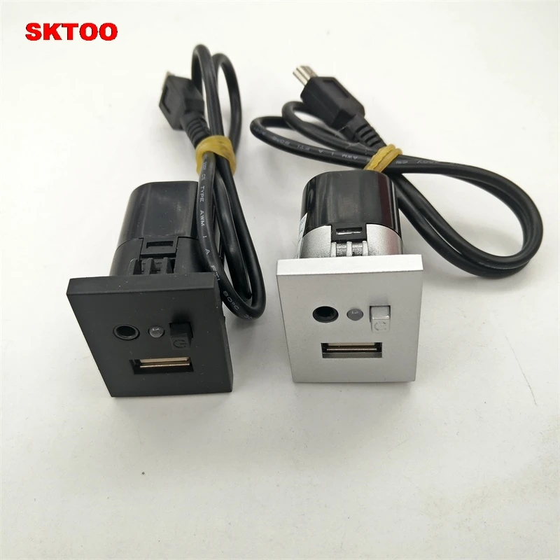 SKTOO для Ford Focus Cd Dvd плееры Usb Aux автомобильные аксессуары интерфейсы кнопка с мини USB
