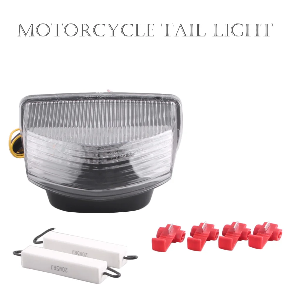 

E-Mark Integrated LED Motorcycle Rear Tail Brake Light Turn Signal Stop Lamp Taillight For HONDA CBR 600 RR CBR600RR 2007-2011