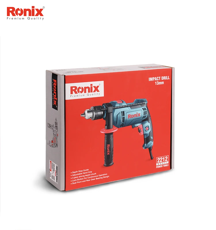 Ronix 220 В 800 Вт электрическая дрель высокого качества Ударная дрель 2 функции переменная скорость Ударная дрель машина модель 2212