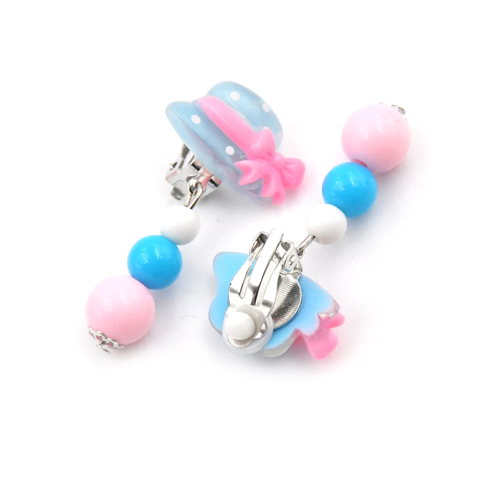 1 пара детские серьги гвоздики без пирсинга|ear clip|no pierced earringsno pierce |