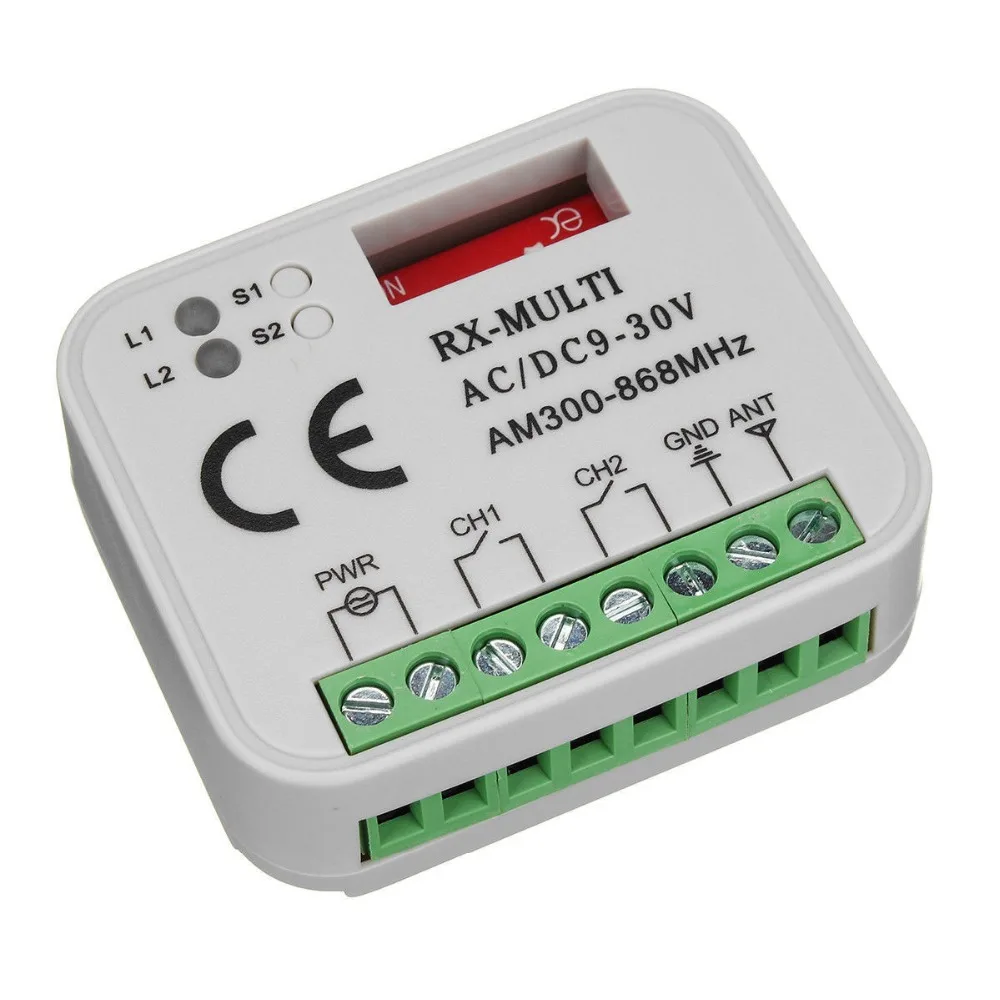 RX MULTI multi frequency 300mhz-900mhz receiver support rolling code and fixed | Электроника
