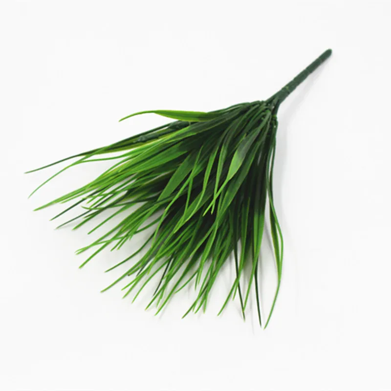 of pseudo-flower green potted plant partition fence decorative plastic simulation grass and pseudo-grass seedlings | Дом и сад