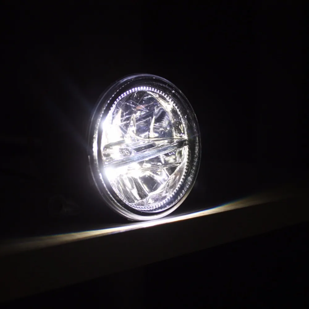 

2pcs Car Styling Round Front Bumper LED Fog Lights DRL Daytime Running Driving fog lamps For Suzuki Grand Vitara 2 JT 2005-15