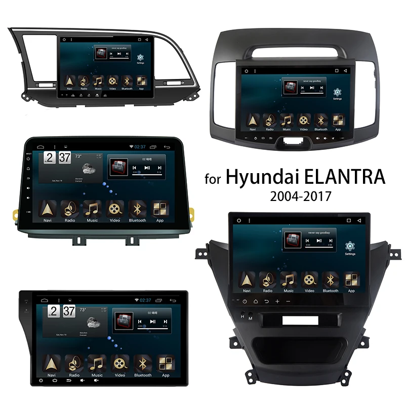Topnavi автомобильные плееры для Hyundai Elantra Avante MD 2004 2011 2012 2016 2017 Автомагнитола Android 7 1 С