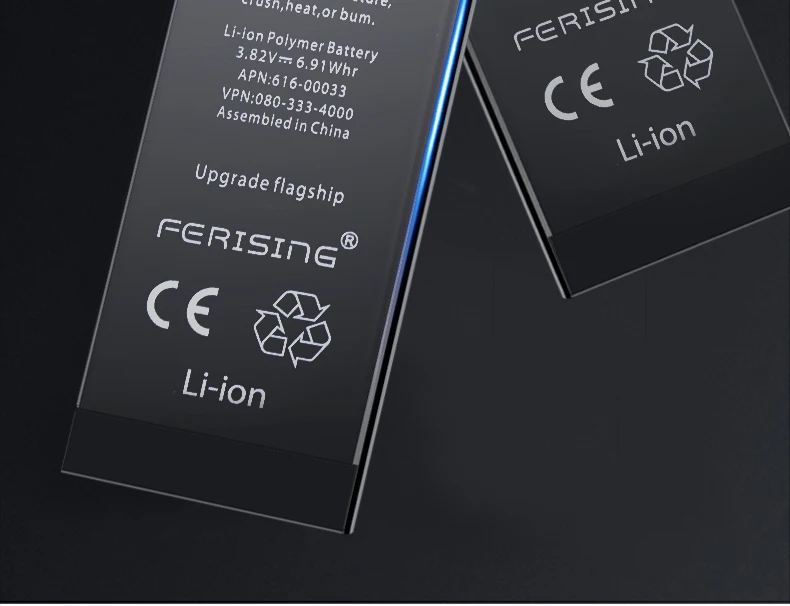 2200 мАч/3500 мАч батарея для iPhone 6 6plus 4S FERISING Высокая емкость Телефона полимерная внутренняя сменная батарея батареи 6plus