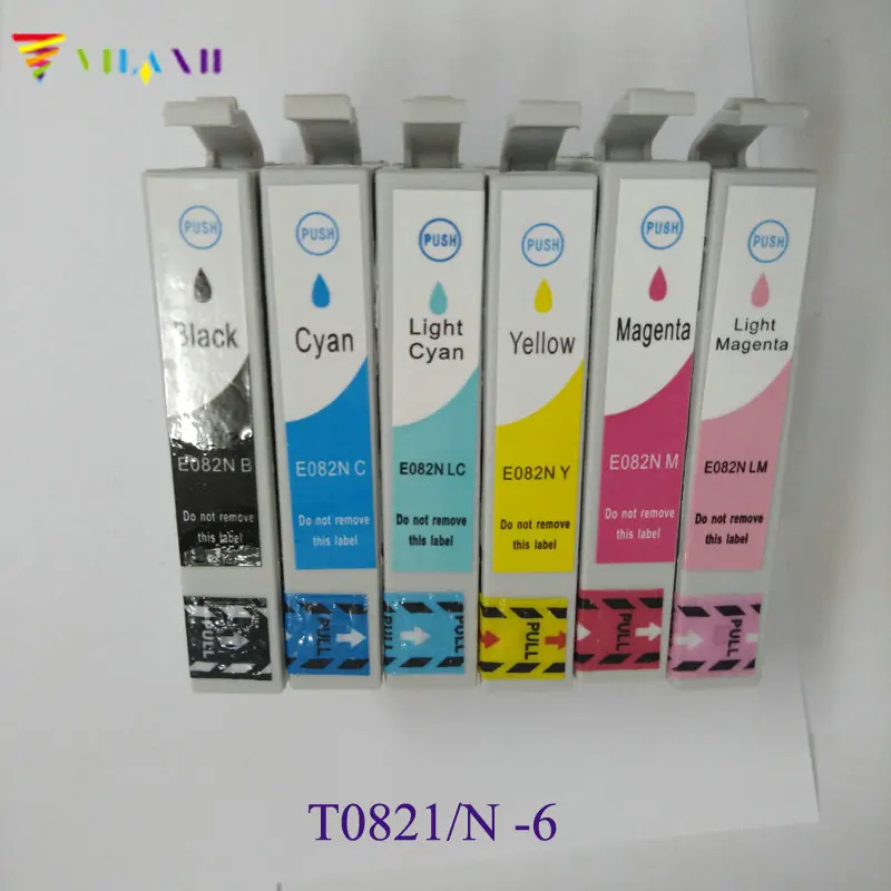 Чернильный картридж Vilaxh T0821N T0826N для Epson 82N T50 R270 R290 R295 R390 T59 TX700W TX800FW TX810FW TX720WD чернила