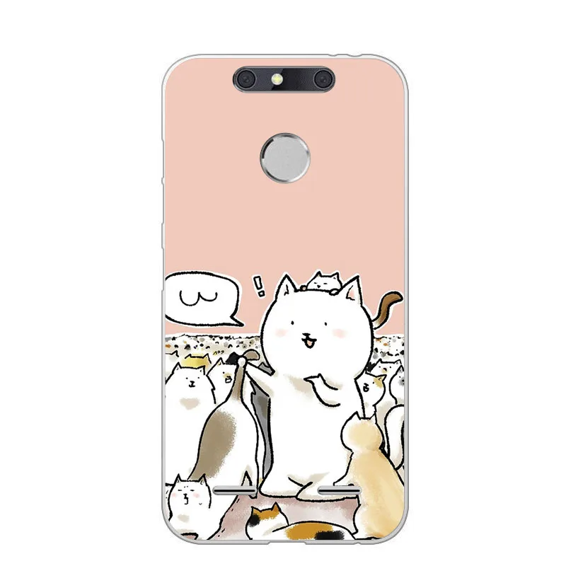 Zte blade v8 lite Case Silicon Painted animals Painting Soft TPU Back Cover for protect Phone cases shell |