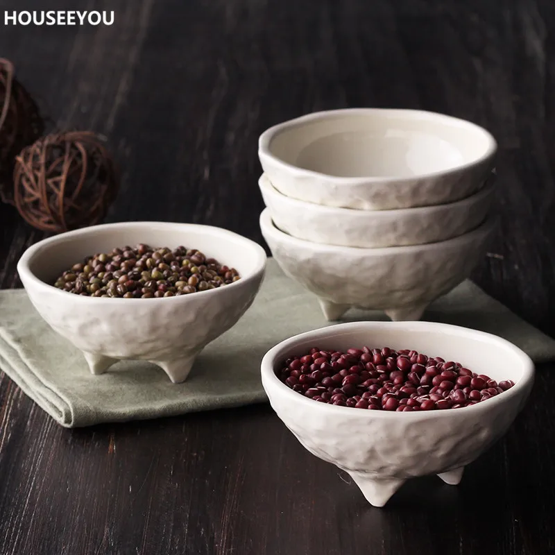 Фарфоровые маленькие миски в японском стиле столовая посуда высшего качества пищевой контейнер для белого