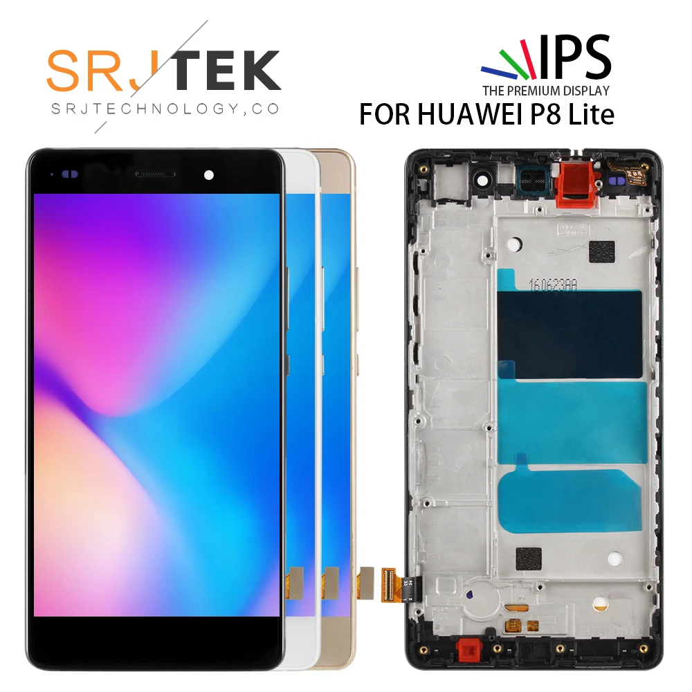

5.0'' Display For Huawei P8 Lite 2016 LCD Touch Screen Digitizer Replacement Parts For Huawei P8 Lite ALE-L04 ALE-L21 LCD
