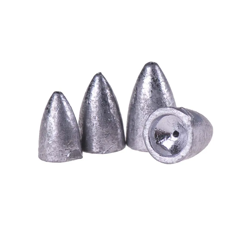 18 шт./коробка свинцовые грузила для ловли карпа 2 г 4 7 10