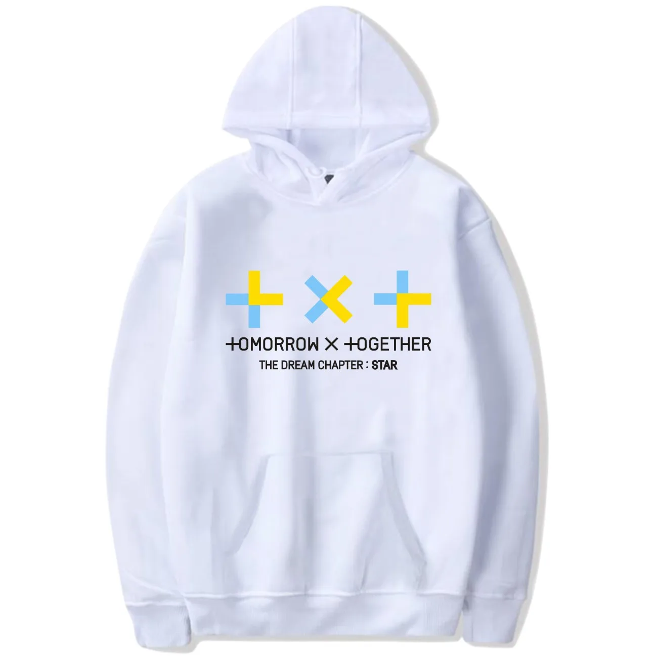 Kpop Txt/толстовка с капюшоном надписью The Dream Chapter и Star K-pop Harajuku TOMORROW X TOGETHER пуловер