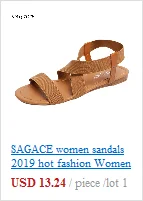 SAGACE женские сандалии г. Новые летние модные повседневные сандалии на плоской подошве в римском стиле, нескользящая пляжная обувь#30