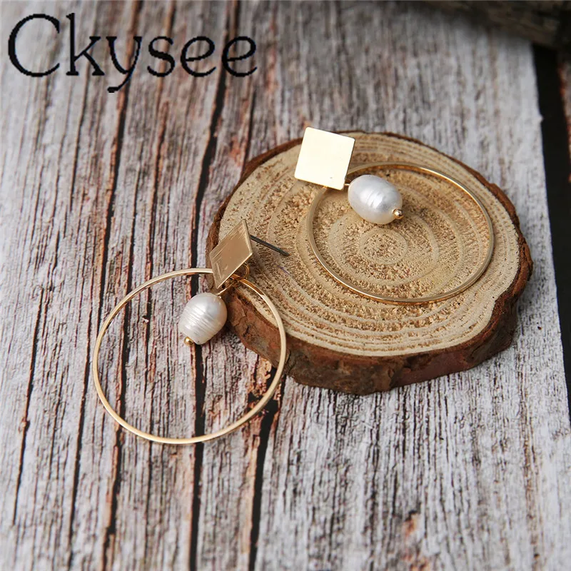 Ckysee 1 пар/компл. Для женщин Модные украшения Винтаж жемчуг 3 5*4 см серьги