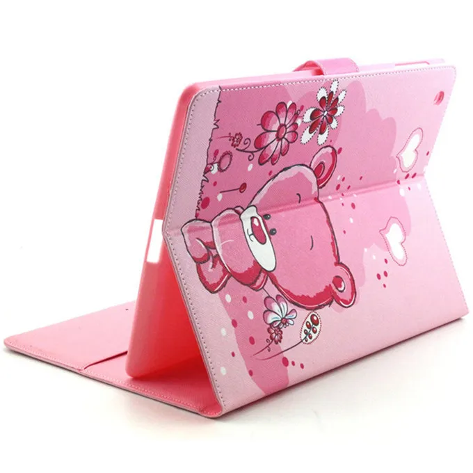 Подставка для iPad 2/3/4 чехол мультфильм сова Медведь PU кожаный чехол для iPad 2/ 3/4 чехол 9,7 ''Smart Экран Protector+ ручка