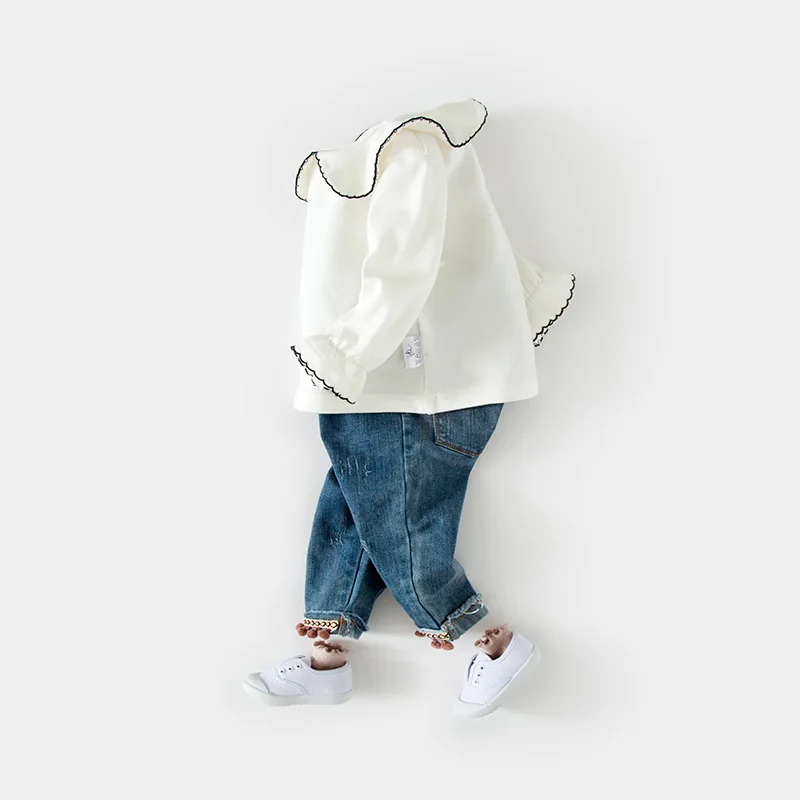 2017 Повседневное для маленьких девочек одежда Демисезонный хлопок младенческой