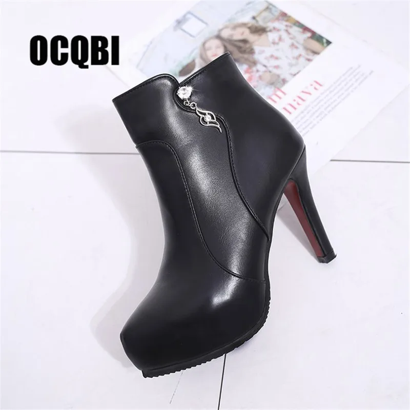 Женские Дизайнерские ботильоны с красной подошвой привлекательные