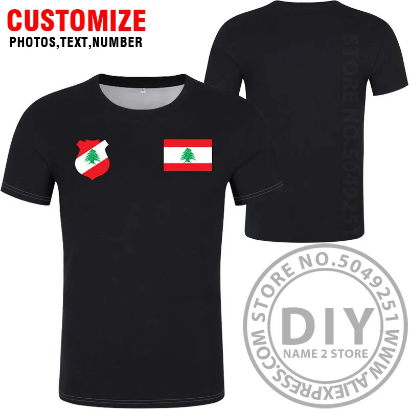 Style 2 LEBANON t shirt diy пользовательская именная футболка lbn nation flag lb arabic arab lebanan Страна Печать фото одежда - Цвет: Style 2