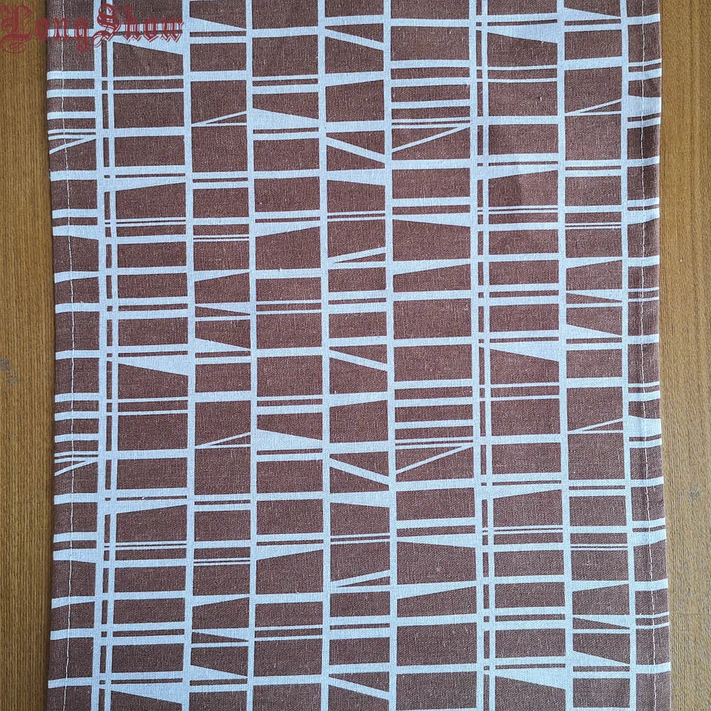 Новинка 2019 кофейная цветная скатерть с геометрическим узором свежий стиль