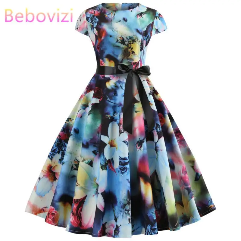Bebovizi женские 2019 летние Новый Стиль коротким рукавом размера плюс элегантные