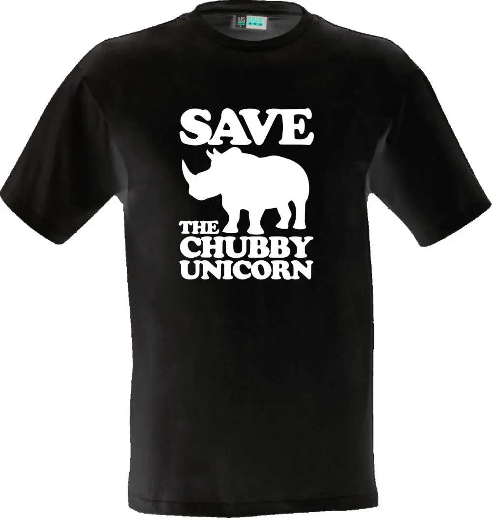 Летние шорты из хлопка с длинными рукавами футболка &quotSave The Chubby Unicorn&quot Забавные