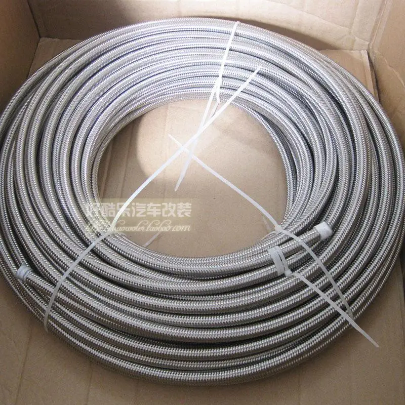 Плетеный шланг из нержавеющей стали AN6 PTFE | Автомобили и мотоциклы