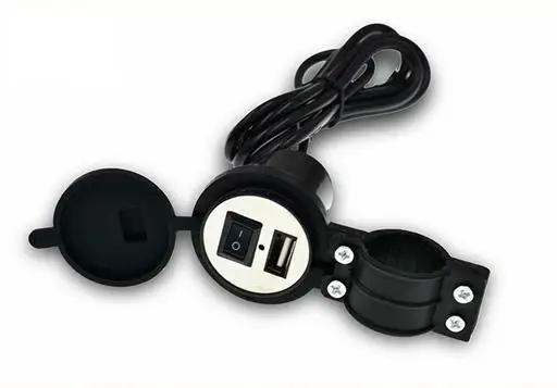 Dragonpad Универсальный Водонепроницаемый 12В до 5В 1.5A мотоцикл смартфон GPS USB зарядное