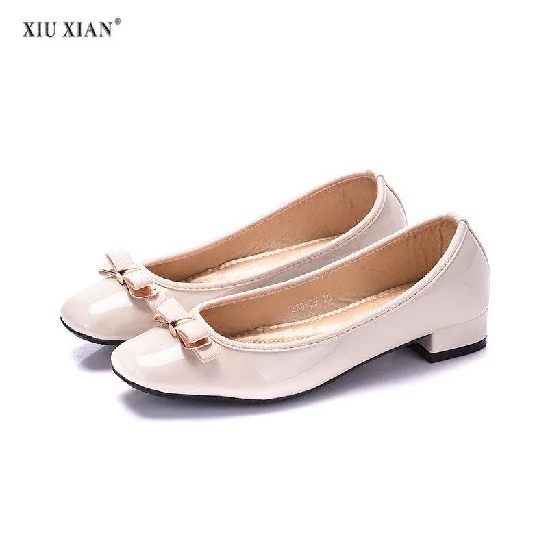 Женская обувь на плоской подошве Повседневная без застежки с квадратным носком