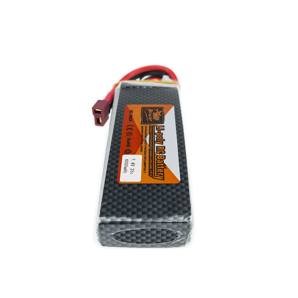 7 4 V Lipo 6000mah 25C 2S ZOP перезаряжаемая батарея T XT60 для планшетов автомобилей лодок DJI