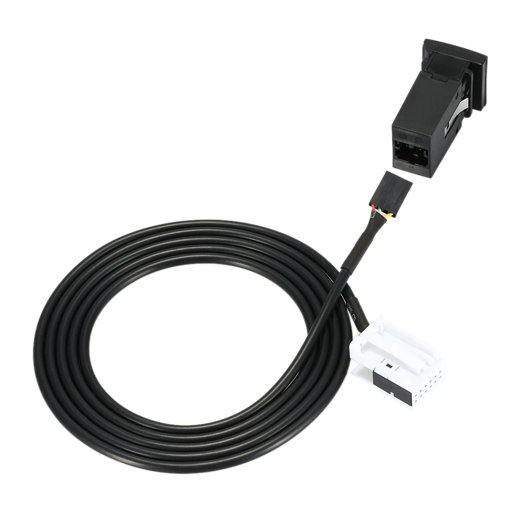 KKmoon plug & play AUX in Socket Switch Plug музыкальный аудио интерфейс для VW Passat B6 B7 CC Touran POLO Facelift
