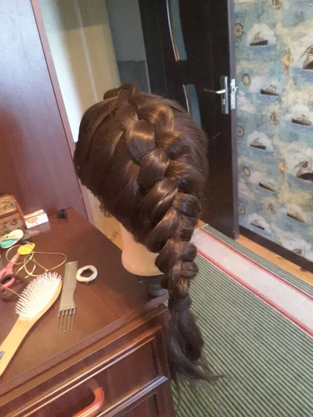 Манекен для волос CAMMITEVER манекен с/без головы макияжа с длинными волосами