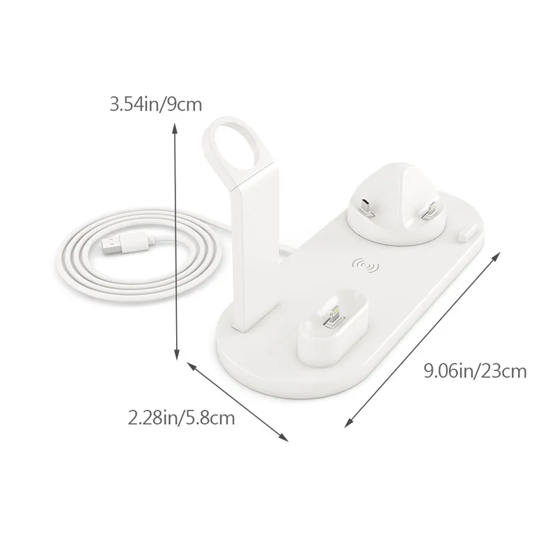 Беспроводное зарядное устройство подставка для iPhone Apple Watch док-станция зарядки