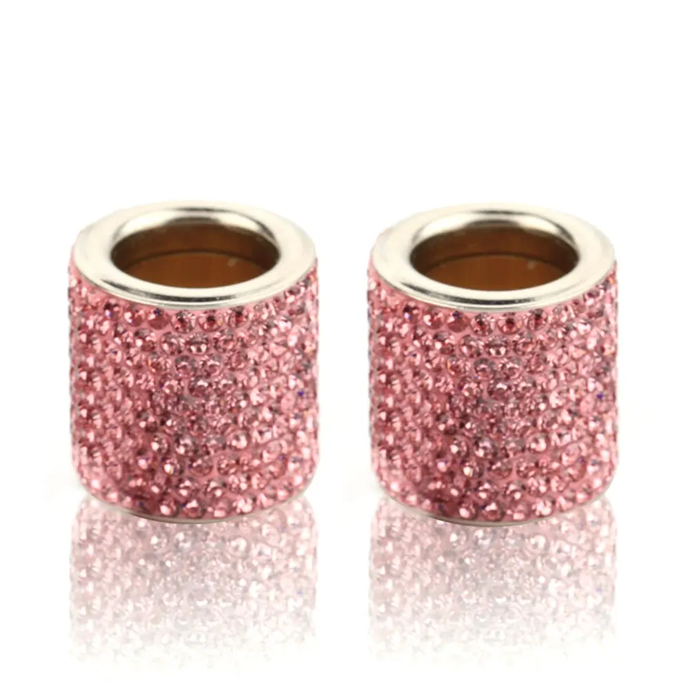 4 шт. стиль цилиндрический Универсальный Bling Кристалл литье аксессуары седло