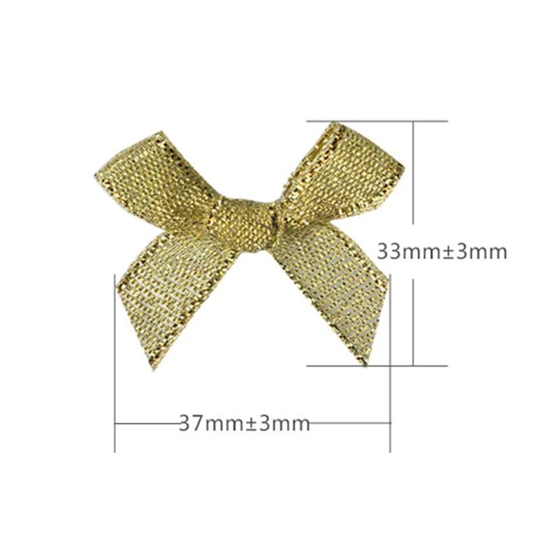 Простая лента с бантом 1 5 дюйма завязанная вручную лентой Атлас в горошек