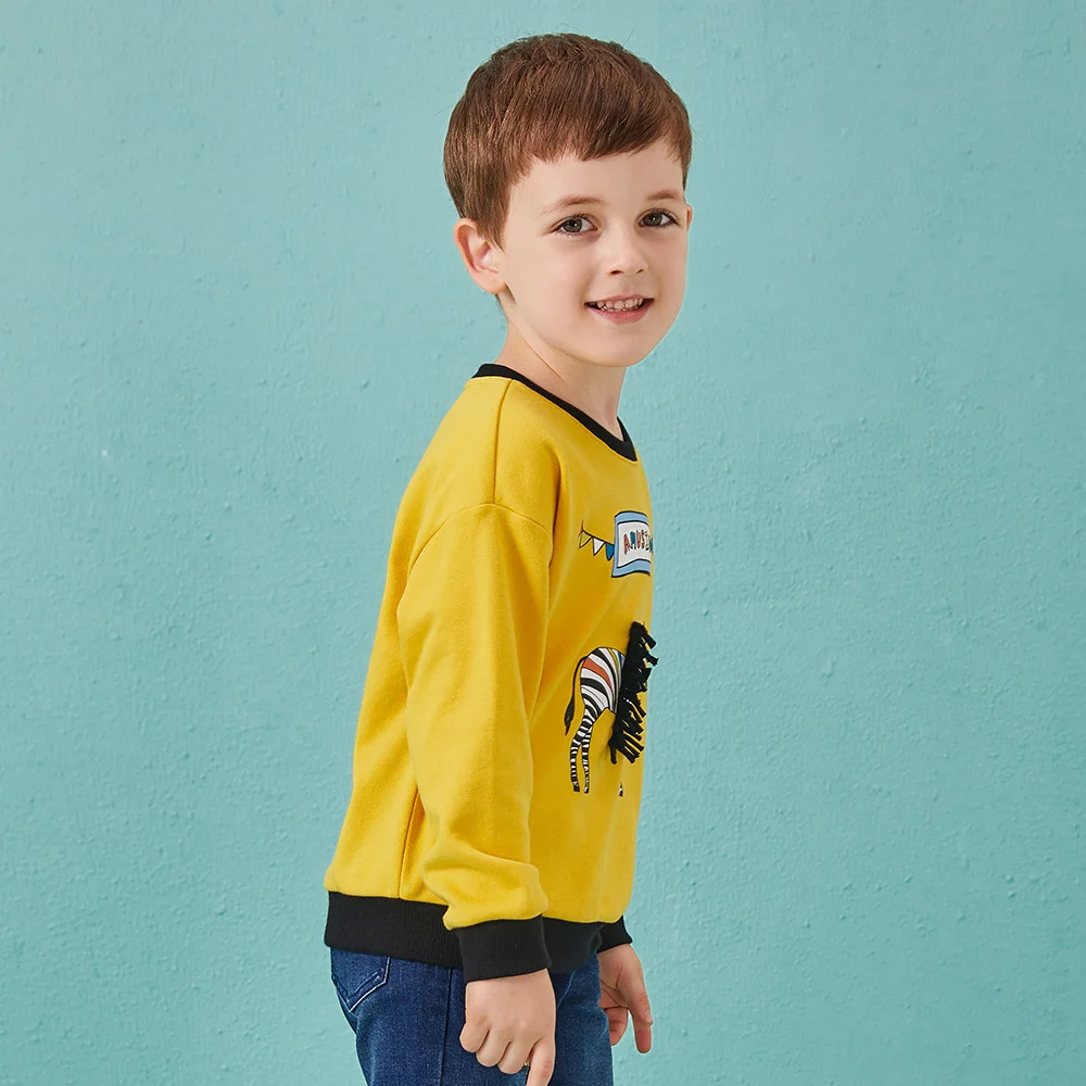 Balabala/свитер с контрастными полосками для маленьких мальчиков Детский мягкий