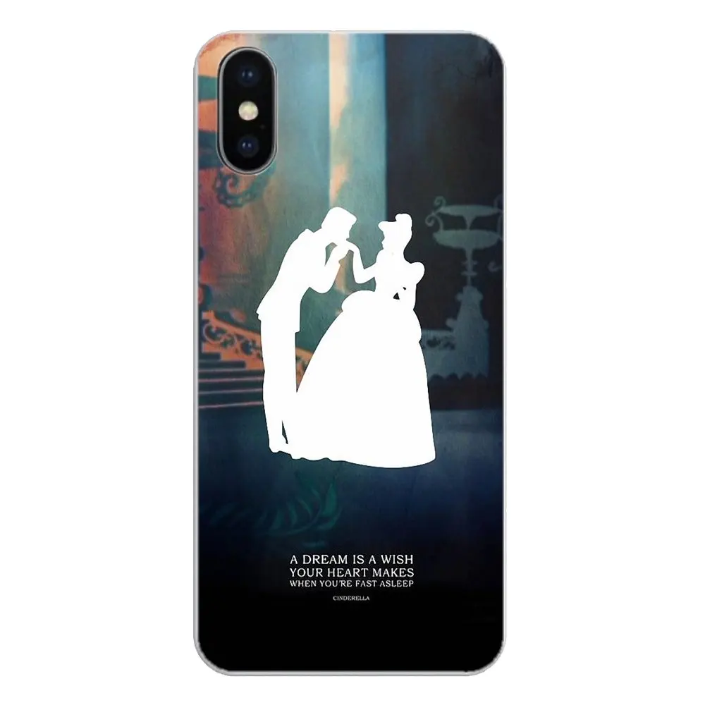 Silicone Phone Skin Case Cartoon Cinderella Glass Slipper Castle For Samsung Galaxy Note 8 9 S9 S10 A8 A9 Star Lite Plus A6S A9S |