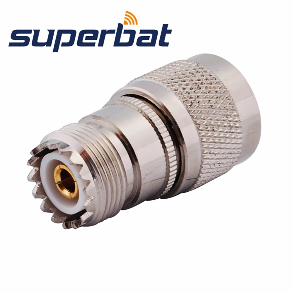 Superbat UHF адаптер PL259 Штекерный разъем для SO239 прямой раций|plug male|plug male femaleplug t |