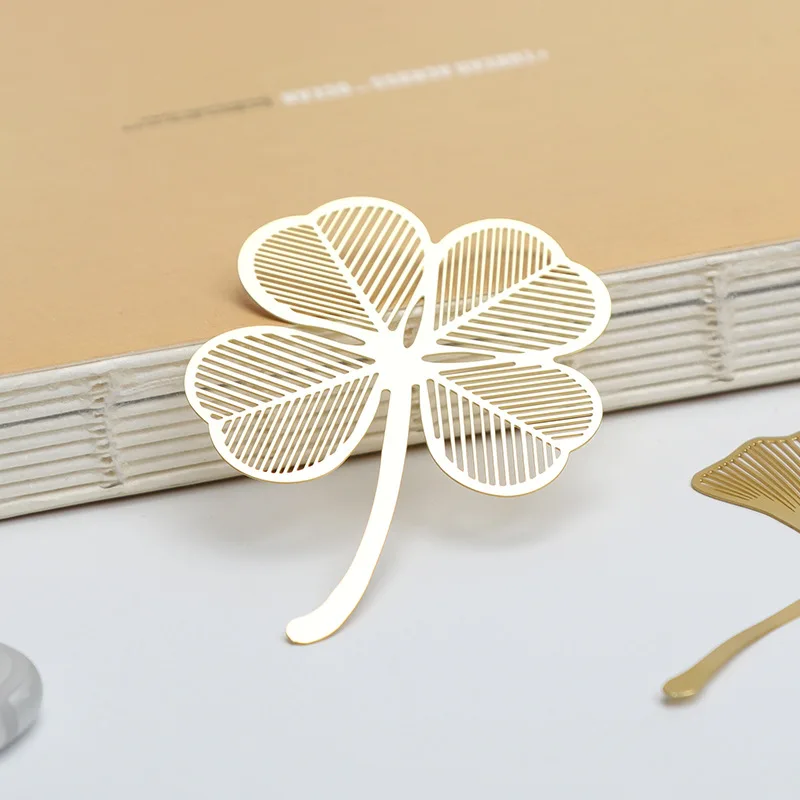 Милый подарок листья Закладка/тонкая латунная Закладка с ветками/Листья