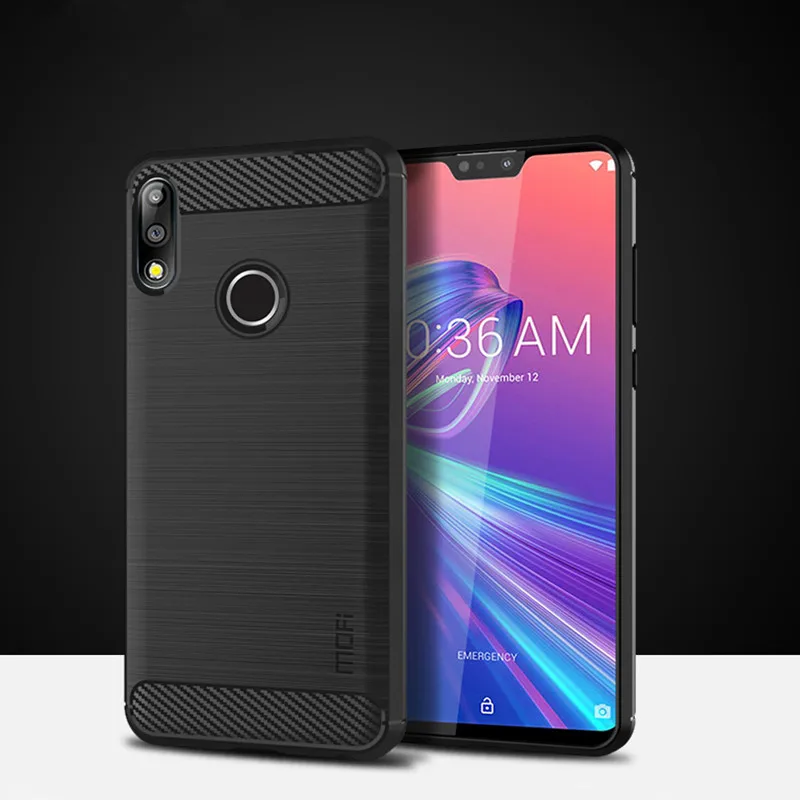 Чехол для телефона Asus Zenfone Max Pro M2 ZB631KL, защитный кожух 6.26 дюйма MOFi Soft Silicone TPU Back Funda on.